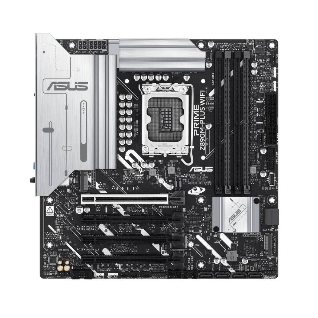 Osnovna plošča LGA1851 Asus Prime Z890M Plus WiFi microATX 1xHDMI 1xDisplayPort