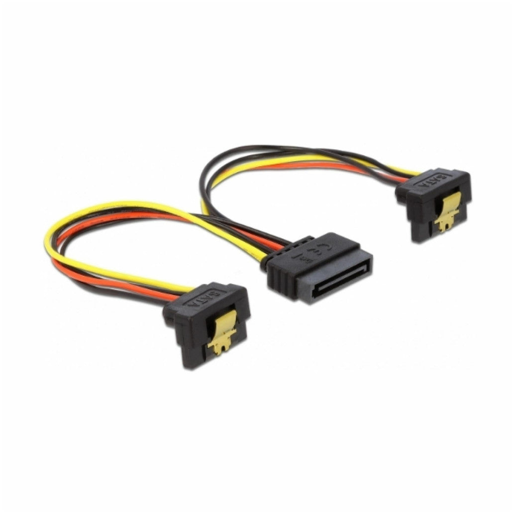 Kabel adapter napajalni SATA => 2xSATA Delock (60128)