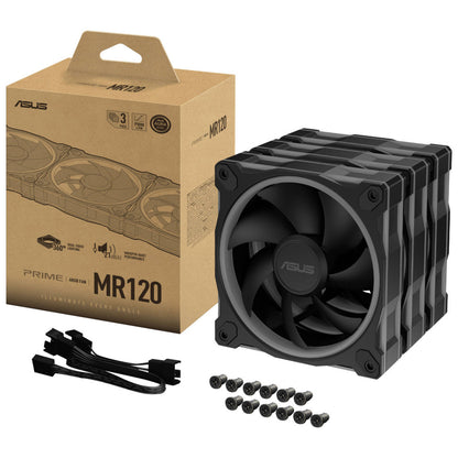 Ventilator Asus Prime MR120 120mm črna ARGB (3 pack)