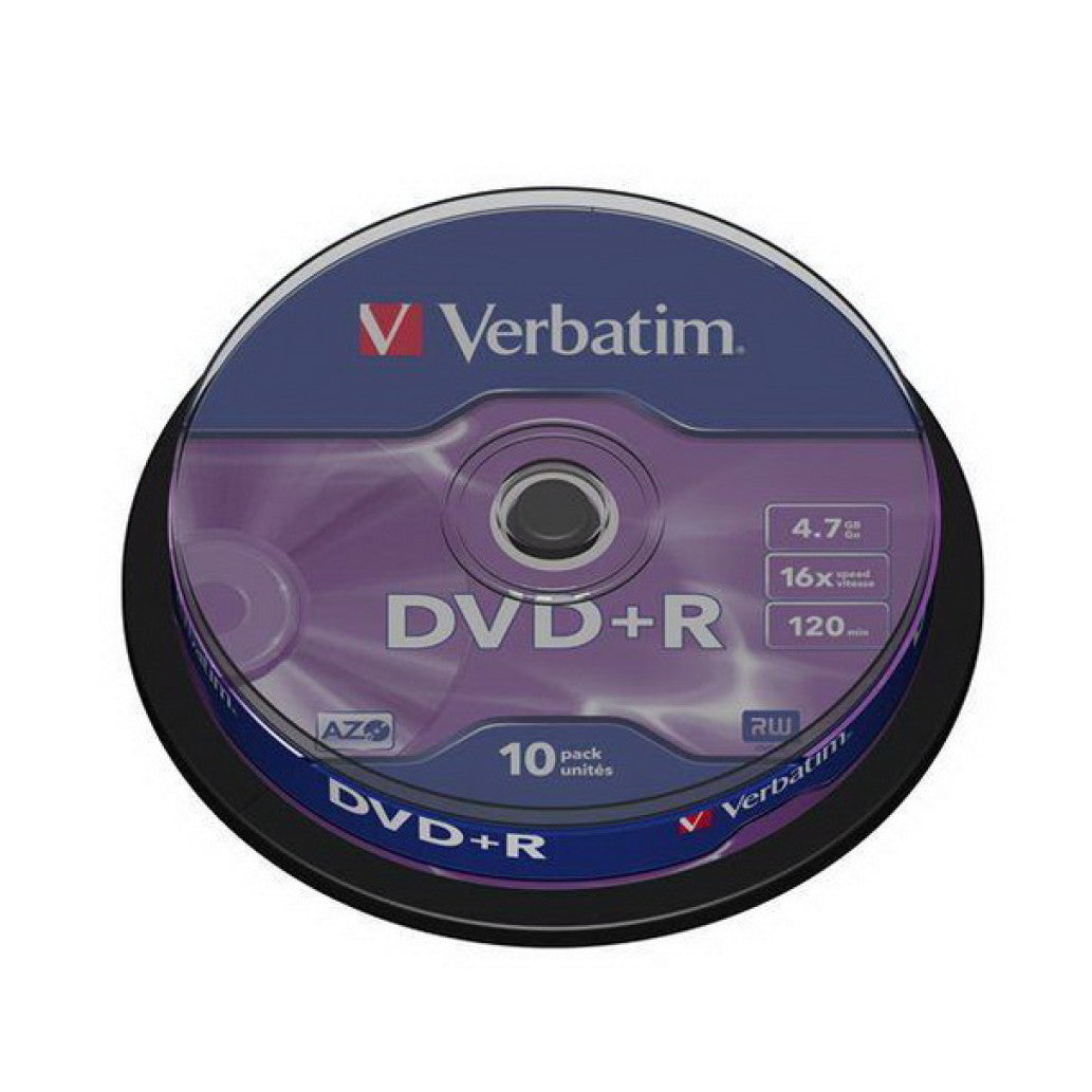 MEDIJ 4,7 DVD+R Verbatim 16x 10cake 43498