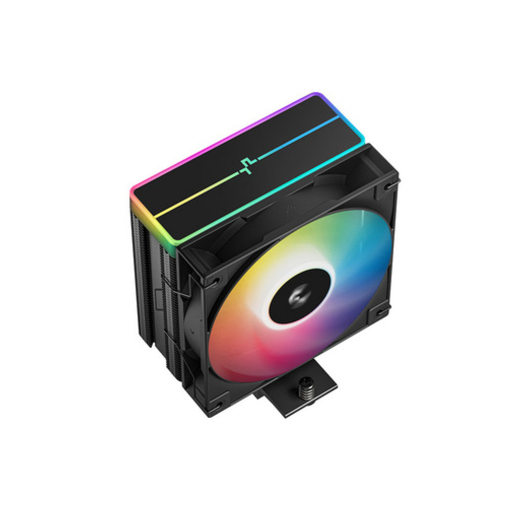 Zračni hladilnik DeepCool AG400 BK V2 - 120mm 154mm ARGB črna (AG400 BK ARGB V2)