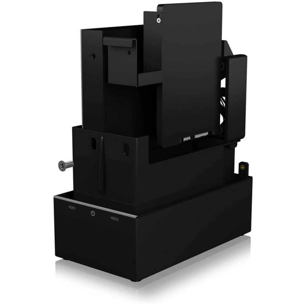 RAID ohišje IcyBox IB-RD3621-C31 2x 2,5"/3,5" SATA HDD/SSD USB 3.1 RAID 0/1