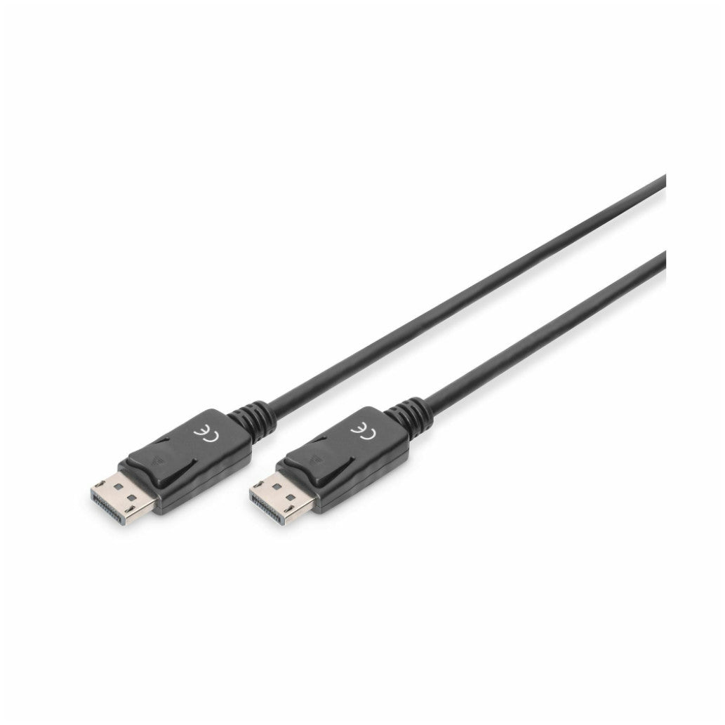Kabel DisplayPort(m)=>DisplayPort(m) v1.2 3,00m 4K/60Hz Digitus dvojno oklopljen ponikljani konektorji (AK-340100-030-S)