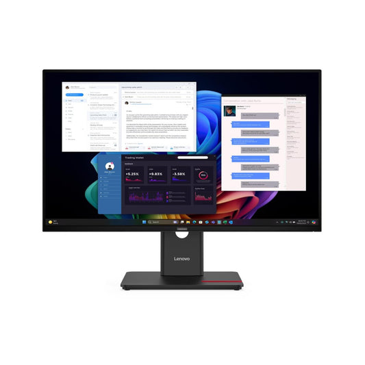 Monitor Lenovo 68,6 cm (27,0") T27UD-40 3840x2160 IPS 4ms HDMI DisplayPort USB-C 100W 3xUSB3.2 USB-C-Out Pivot  sRGB99% RJ45 ThinkVision