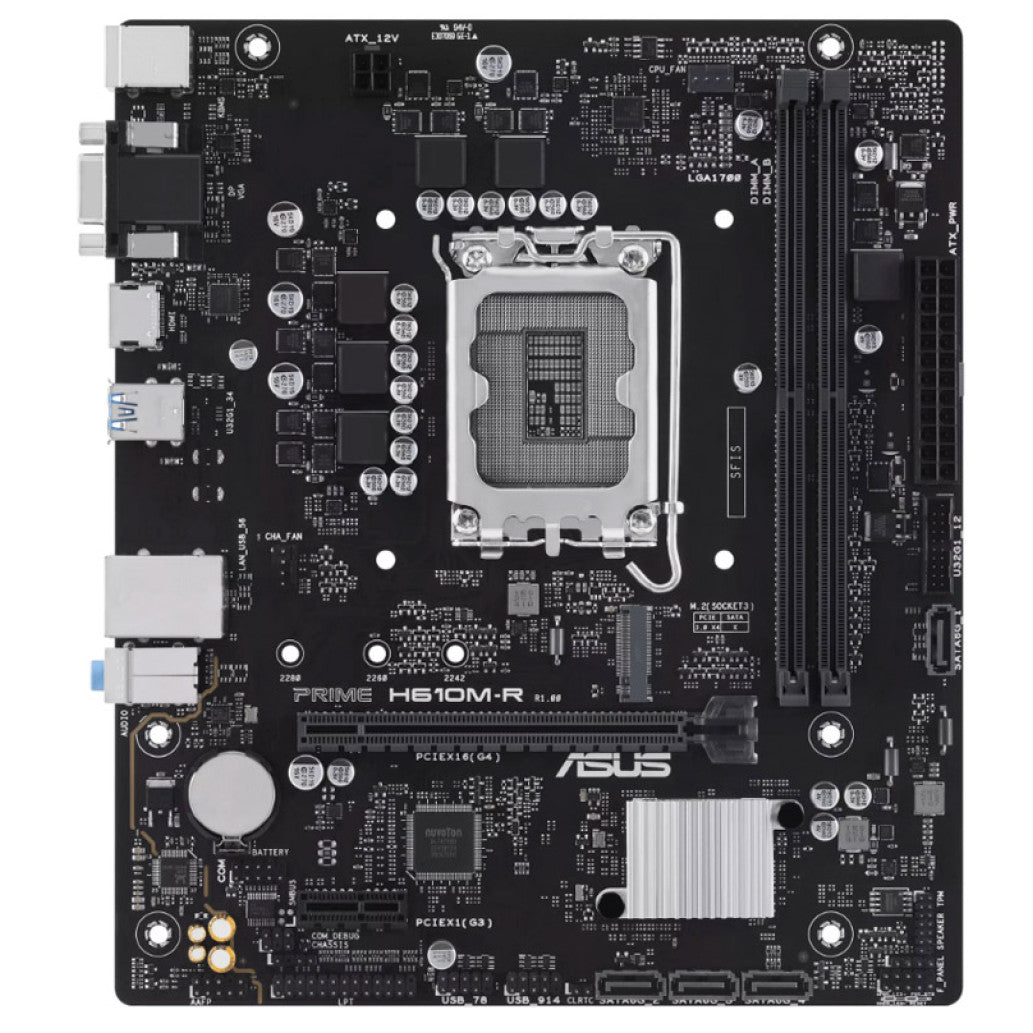 Osnovna plošča 1700 Asus Prime H610M-R microATX 1xVGA 1xHDMI 1xDisplayPort