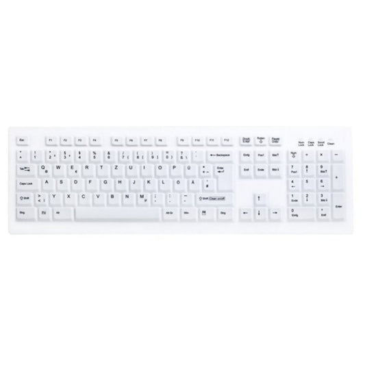 Tipkovnica brezžična Cherry AK-C8100 DE | bela (AK-C8100F-FUS-W/GE)