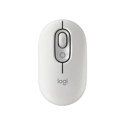 Miš brezžična + Bluetooth Logitech POP bela (910-007411)