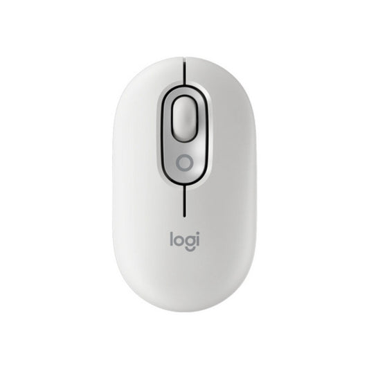 Miš brezžična + Bluetooth Logitech POP bela (910-007411)