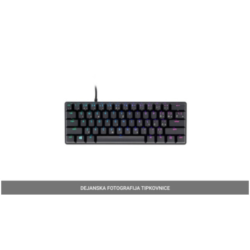 Gaming Tipkovnica Žična Razer Huntsman Mini Mercury US international | SLO gravura črna RGB (RZ03-03390200-R3M1)