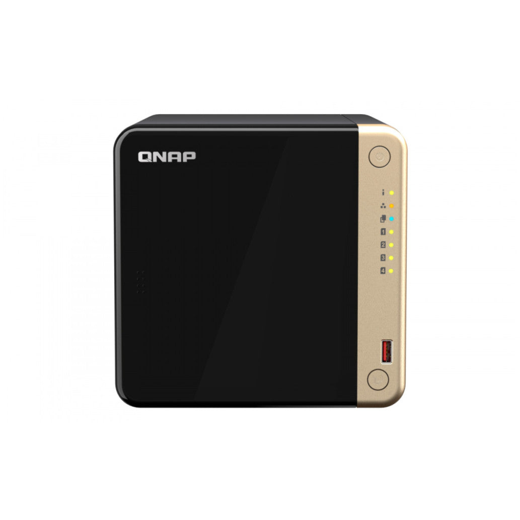 NAS ohišje QNAP TS-464-8G (8GB, Celeron N5095) All-In-One server 4x 3.5" SATA 2x M.2 NVMe SSD 4-Bay 2x2,5GBit