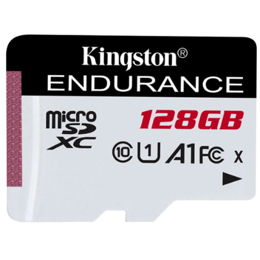Spominska kartica microSDXC 128GB Kingston High Endurance 95MB/s/45MB/s U3 V10 UHS-I za snemanje (SDCE/128GB)
