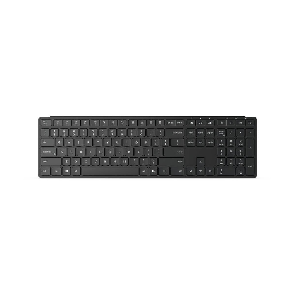 Tipkovnica brezžična + Bluetooth Lenovo Multi-mode PRO 6000 SLO | Slovenski nabor znakov črna (4Y41S04698)