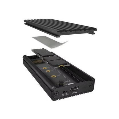 Ohišje za SSD disk M.2 => USB-C 3.2 Gen 2x2 20Gbit/s IcyBox (IB-1917M-C32a)