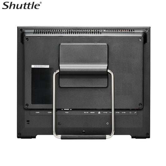 Računalnik AIO Shuttle 39,6 cm 15,6" 1366x768 X50V9 na dotik Celeron 7305/8GB /240GB/-/Intel grafika VGA HDMI /65W-88%/Win11Pro črna (X50V9B-CTO2)