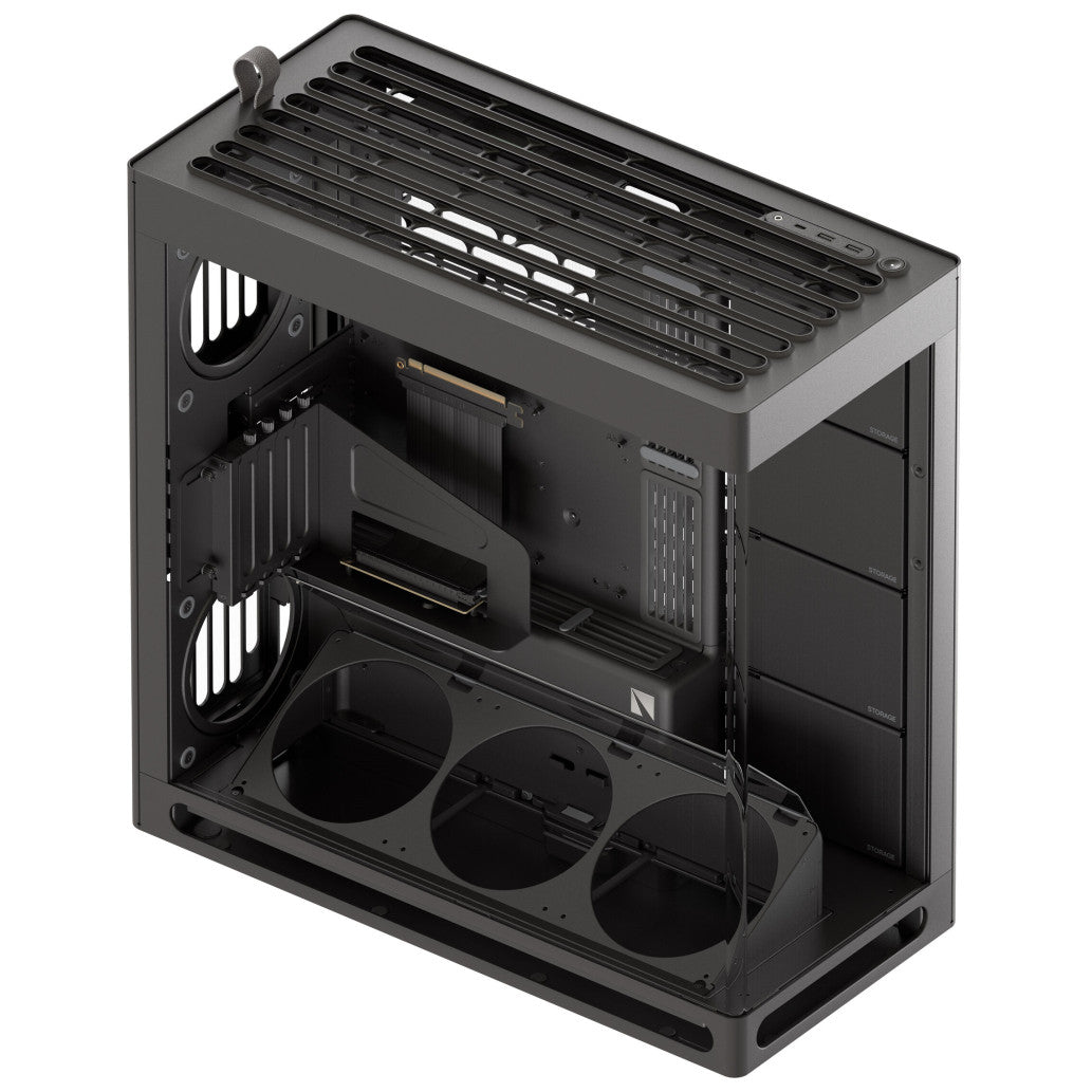 Ohišje HAVN HS 420 VGPU ATX - črna