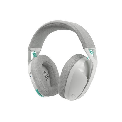 Slušalke brezžične Logitech naglavne z mikrofonom BT/ USB Lightspeed G321 bele USB-C polnjenje Gaming (981-001569)