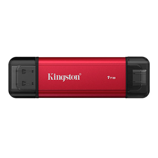 Prenosni disk SSD 1TB USB-C USB 3.2 Kingston Dual Portable 1050MB/s  - rdeča (SPSD/1TB)