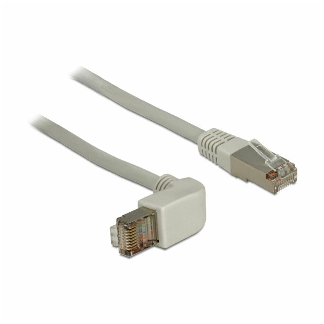 KABEL PATCH SFTP Cat 5e   0,50m  RJ45 1Gbit Delock kotni - siv (83514)