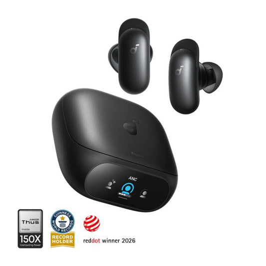 Slušalke brezžične Anker ušesne z mikrofonom BT Soundcore Liberty 5 Pro črne (D1203G11)