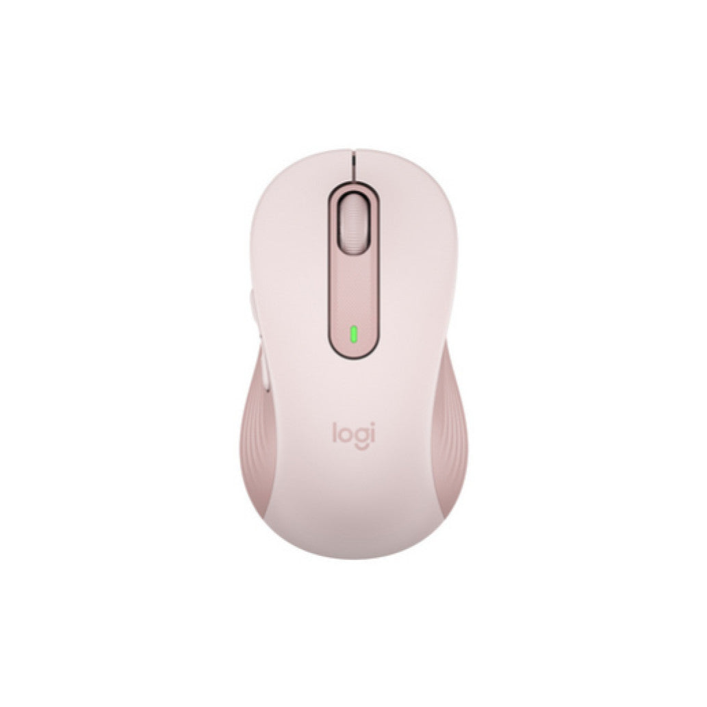 Miš brezžična + Bluetooth Logitech M650L 4000DPI Signature velikost L roza (910-006237)