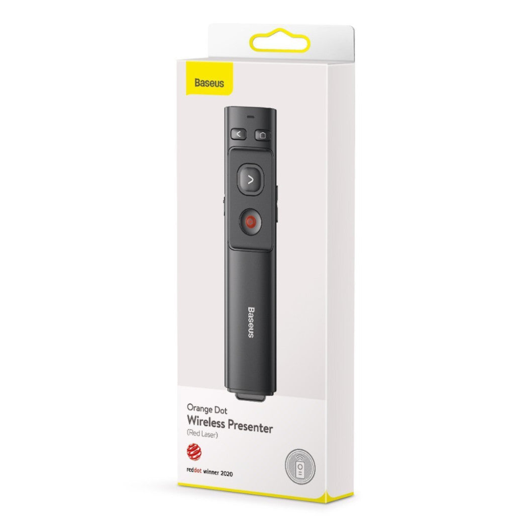 Presenter Baseus Orange Dot Brezžični rdeči laser (ACFYB-0G)