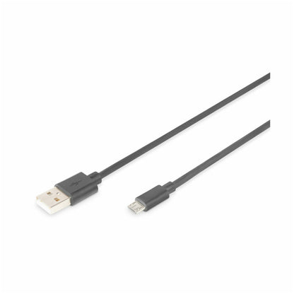 Kabel USB A => micro USB 1,80m (za mobitele) Digitus (AK-300110-030-S)