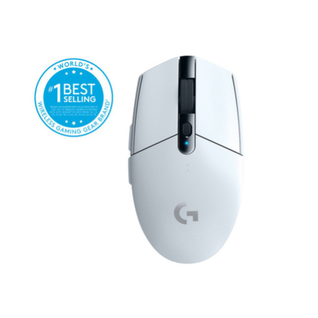 Gaming miška brezžična Logitech G305 LightSpeed, bela (910-005291)