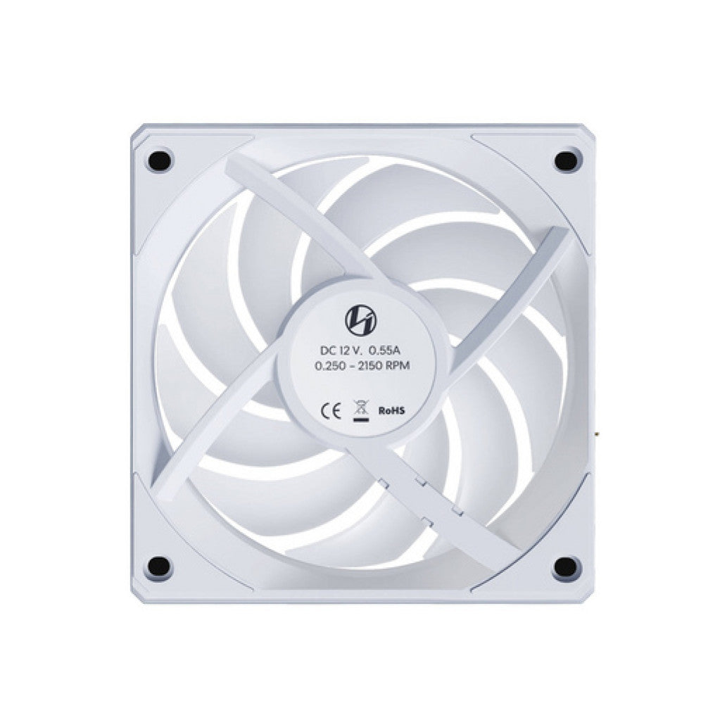 Ventilator Lian-Li Uni Fan CL Reverse Blade 120mm bela ARGB