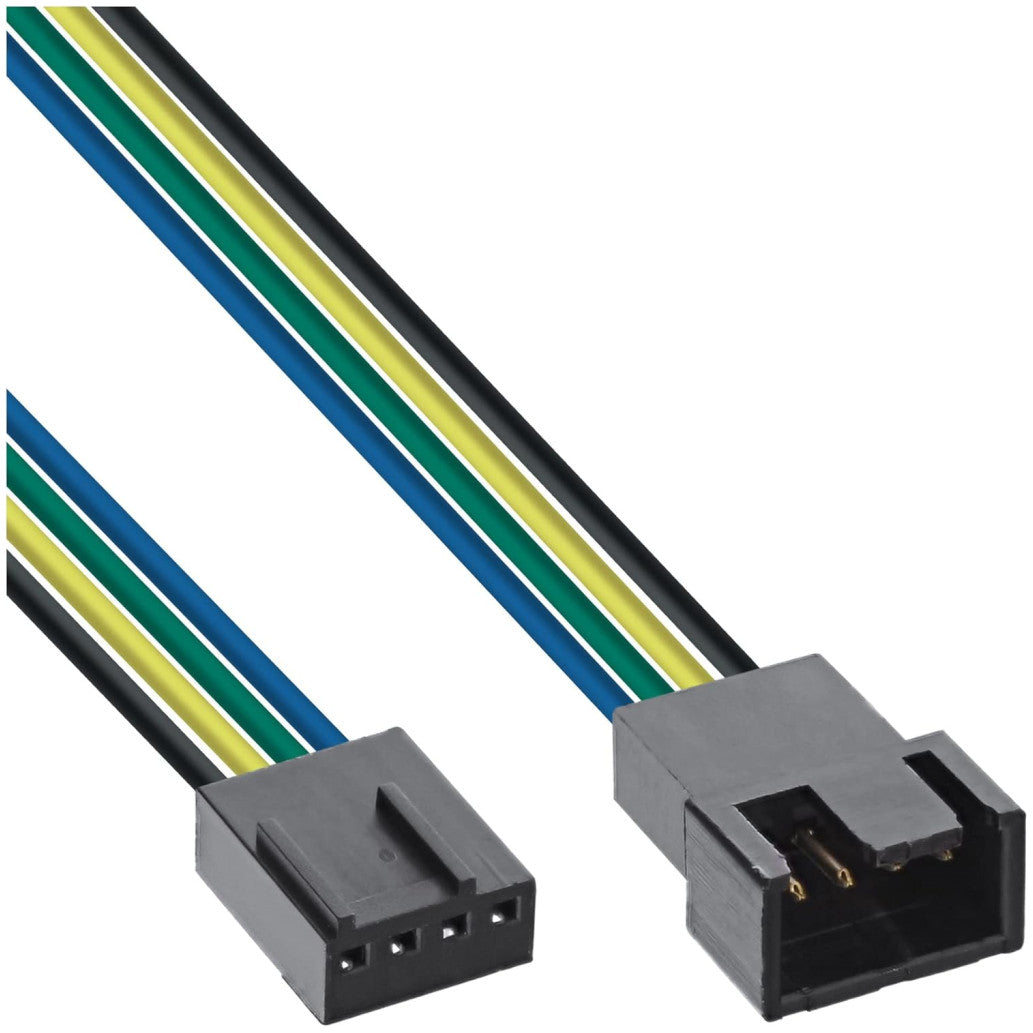 Podaljšek za ventilatorje PWM InLine 4-pin barvni (30cm)