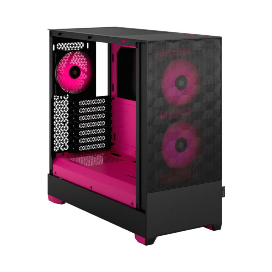 Ohišje Fractal Design Pop Air MidiATX - roza / črna RGB