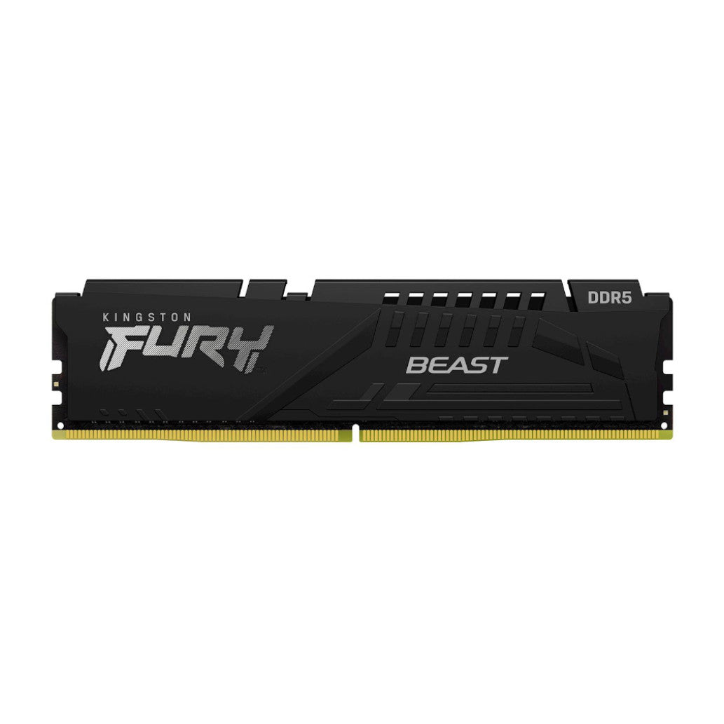 DDR5 32GB 5200MHz CL40 Single (1x32GB) Kingston Fury Beast XMP3.0 1,25V Fury črna (KF552C40BB-32)