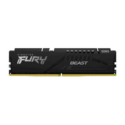DDR5 32GB 5200MHz CL40 Single (1x32GB) Kingston Fury Beast XMP3.0 1,25V Fury črna (KF552C40BB-32)