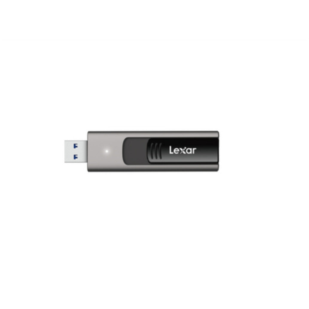 Spominski ključek 128GB USB3.1 Lexar JumpDrive M900 400MB/s kovinski izvlečni črno-srebrn (LJDM900128G-BNQNG)