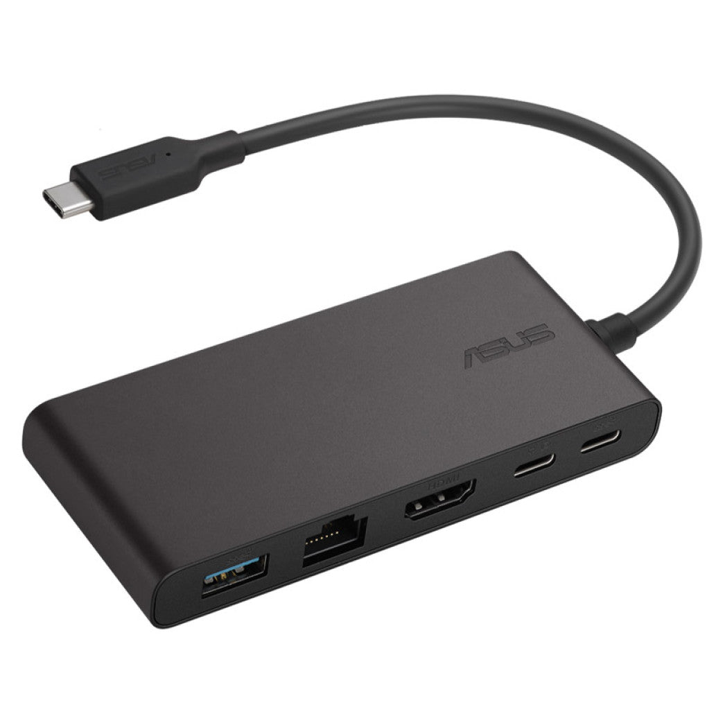 Priklopna postaja USB-C => Asus DC201 1xHDMI 1xUSB3.1 3xUSB-C 100W 1xLAN - (90XB094N-BDS000)