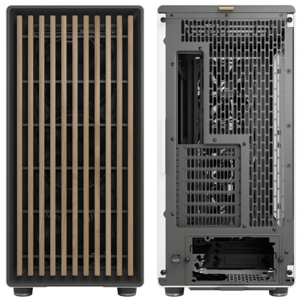 Ohišje Fractal Design North XL Chalk (steklena stranica) ATX - bela