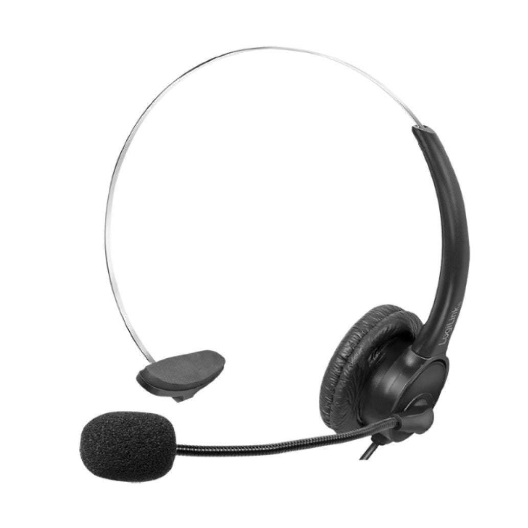 Slušalke LogiLink USB z mikrofonom in nadzorom glasnosti mono USB priklop (HS0056) EOLS-P