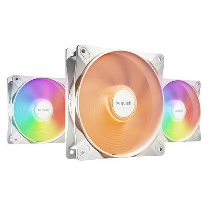 Ventilator be quiet! Light Wings LX 120mm bela RGB (3 pack)