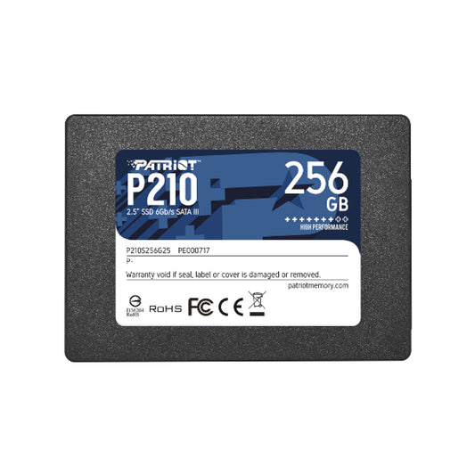 Disk SSD 8,9cm (3,5") SATA3 256GB Patriot P210 2,5" 500/400MB/s (P210S256G25)