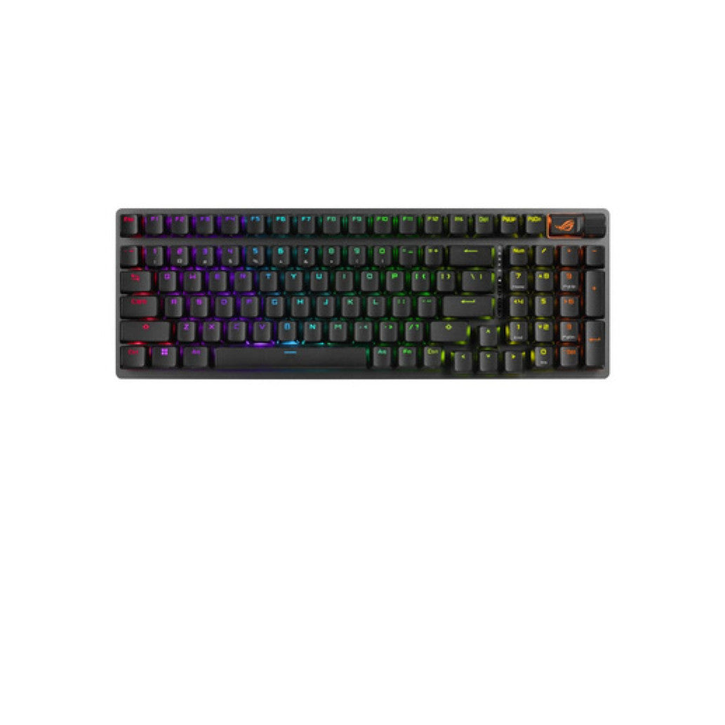 Gaming Tipkovnica brezžična, USB Asus ROG Strix Scope II 96 US | črna RGB (90MP037A-BKUA01)