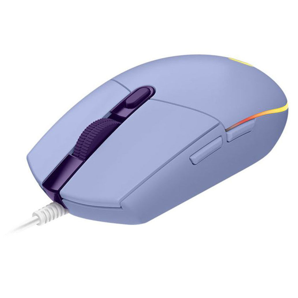 Gaming miška Žična Logitech G102 LightSync, vijolična (910-005854)