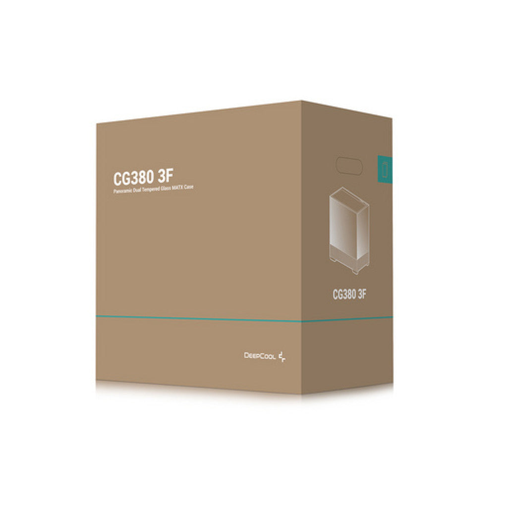 Ohišje Deepcool CG380 3F MidiATX - črna RGB