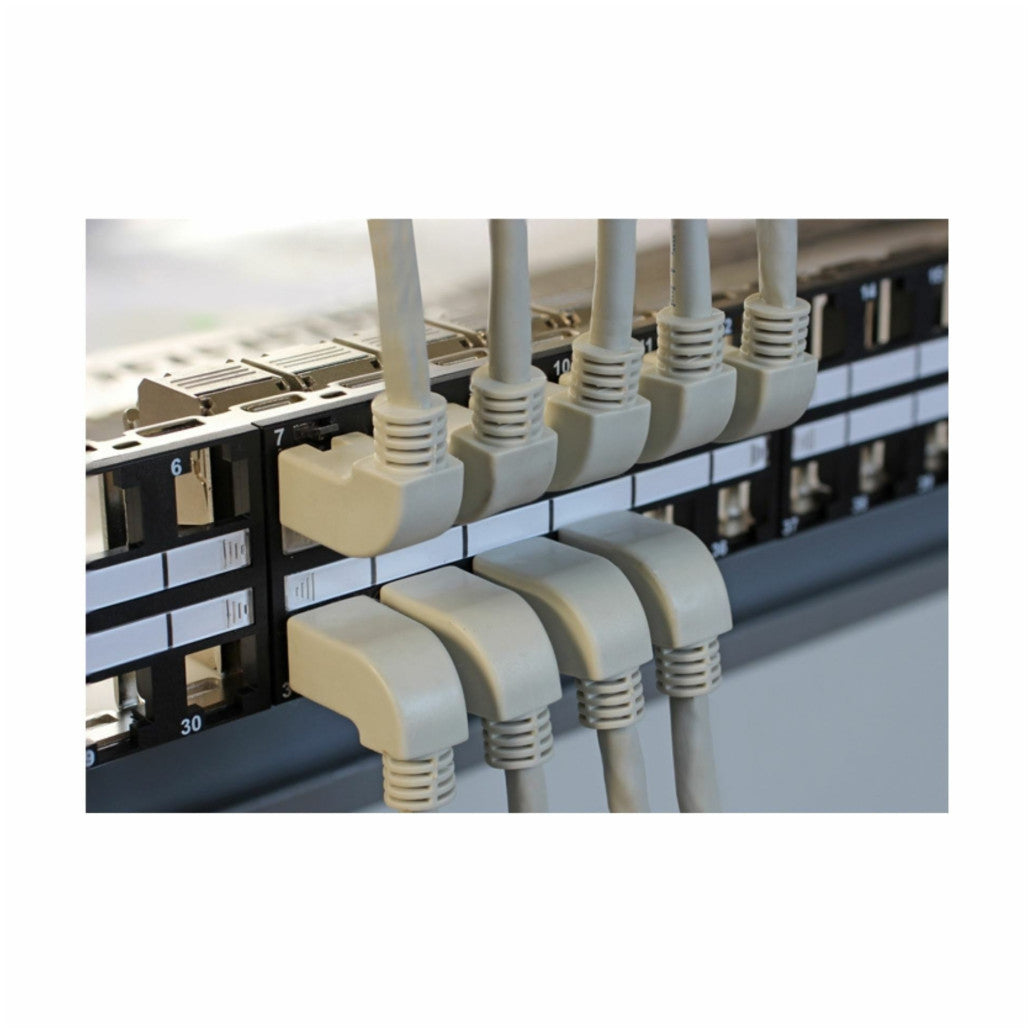 KABEL PATCH SFTP Cat 5e   0,50m  RJ45 1Gbit Delock kotni - siv (83514)