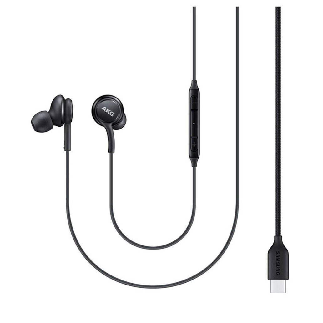 Slušalke žične Samsung ušesne z mikrofonom USB-C EO-IC100 črne (EO-IC100BBEGEU)