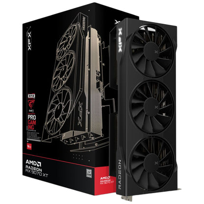 Grafična kartica AMD RX9070 XT XFX Swift Triple Fan Gaming Edition - 16GB GDDR6  | 1xHDMI 2.1 3xDisplayport 2.1 (RX-97TSWF3B9)