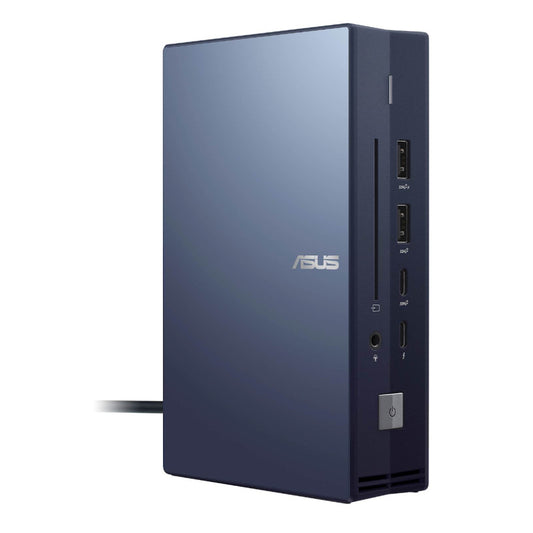 Priklopna postaja USB-C => Asus SlimPro Dock 2 1x HDMI 2xDisplayPort 1xVGA USB 2xUSB-C 180W Čitalec kartic (90NX0460-P00030)