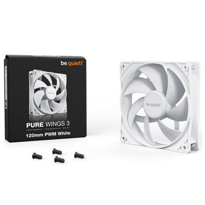 Ventilator be quiet! Pure Wings 3 120mm bela