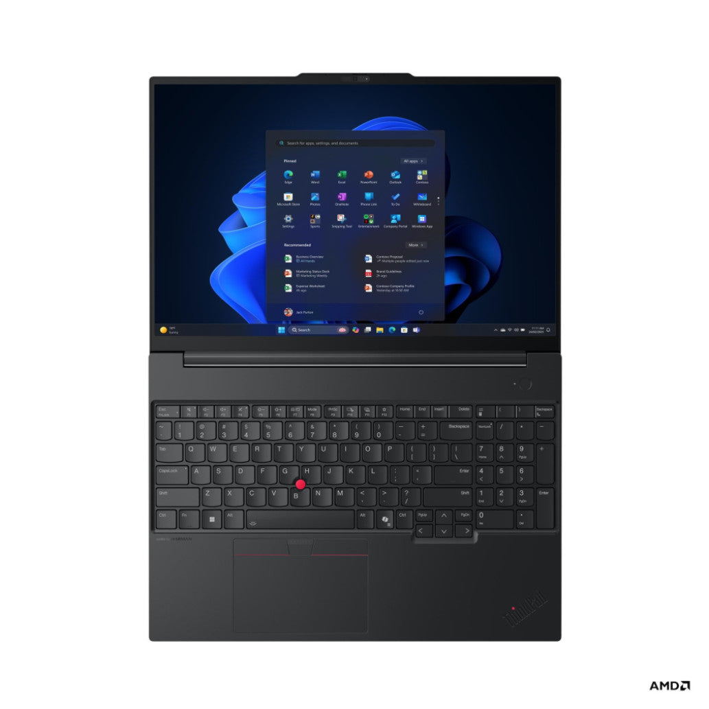 Prenosnik Lenovo 40,64 cm (16,0") ThinkPad E16 G4 1920x1200 IPS 400nit Ryzen AI 5 330/16GB/512GB/BL/AI Chip: 50 TOPs/ALU/AMD Radeon 820M/Win11Pro (21Y4003USC)