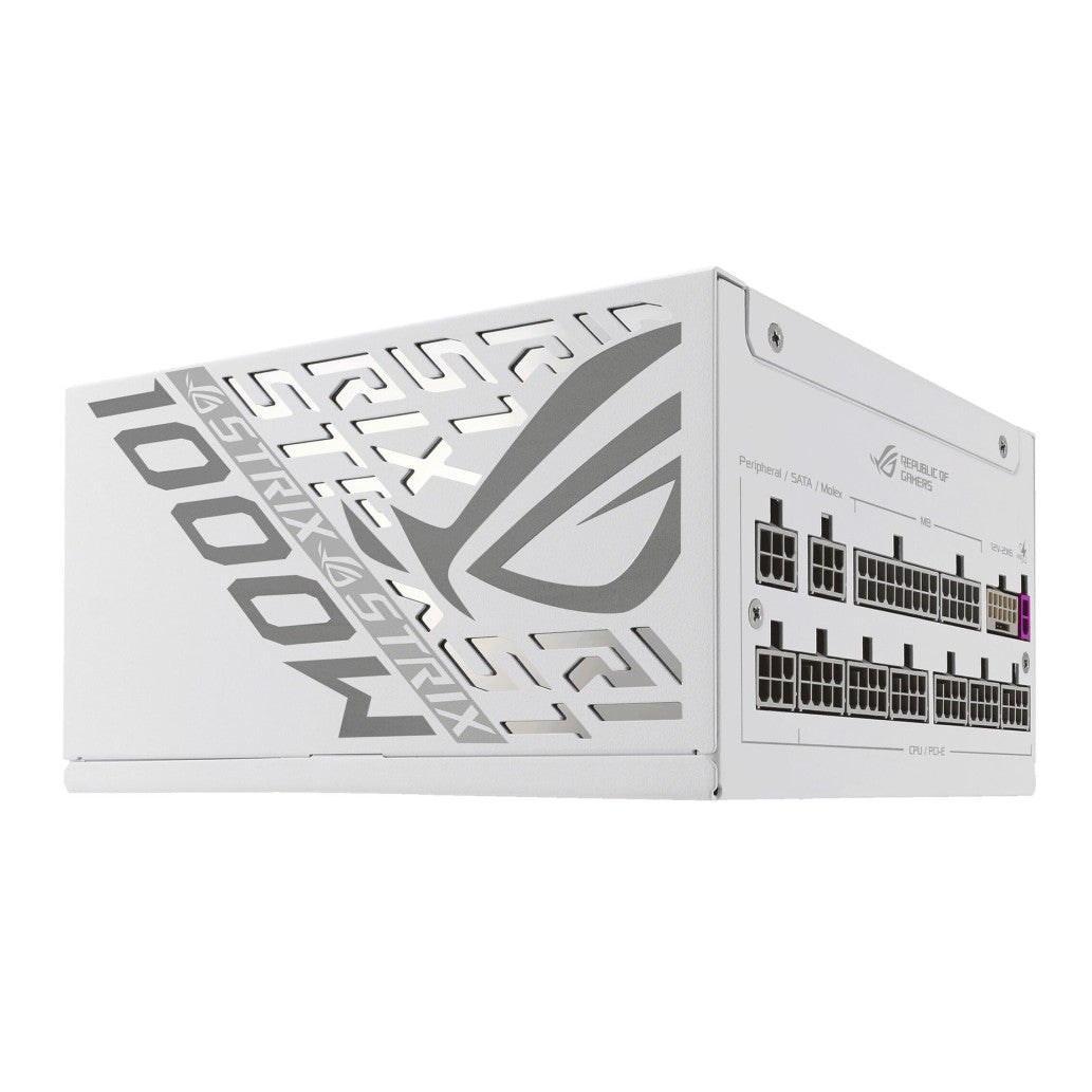 Napajalnik - 1000W Asus ROG STRIX 80Plus Platinum 92% ATX 3.1 (Gen5) Modular 120mm bela (90YE00W4-B0NA00)