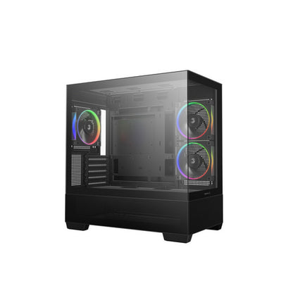Ohišje Deepcool CG380 3F MidiATX - črna RGB