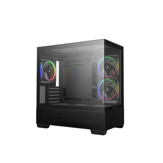 Ohišje Deepcool CG380 3F MidiATX - črna RGB